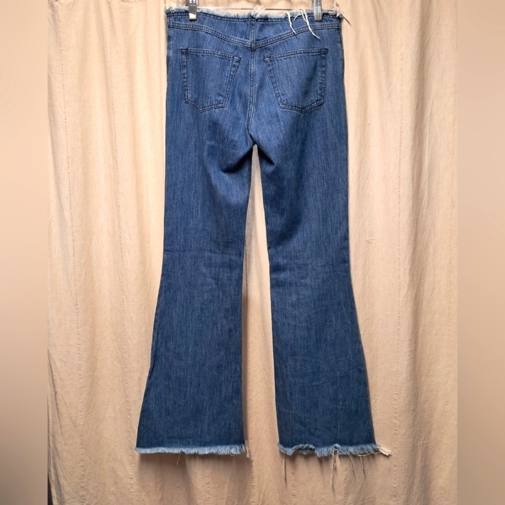 Marques Almeida Fringe Top Bell Bottoms Size 8 - Picture 3 of 4
